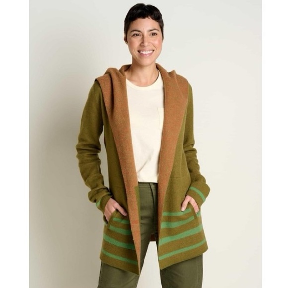 TOAD & CO🌷 Merino Wool ‘Heartfelt Hoodie’ Sweater - Picture 2 of 10